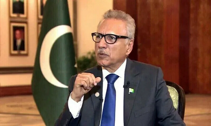 President Alvi bypass NA session