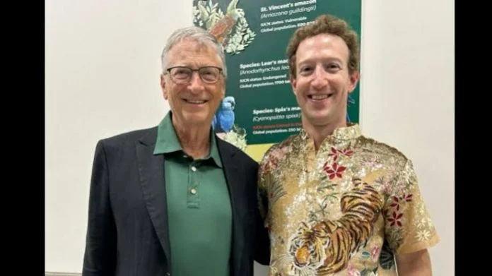 Bill Gates Mark Zuckerberg