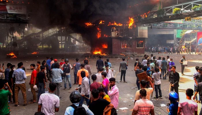 bangladesh curfew unrest protest