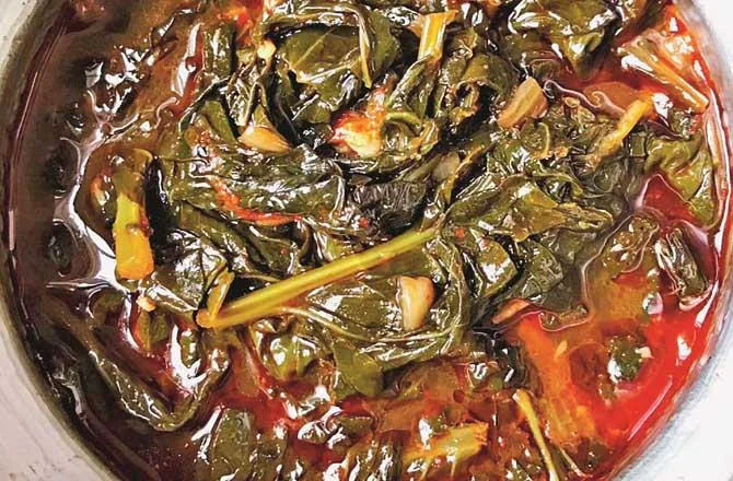 kashimiri saag banany ka tariqa