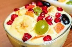 fruit cream chat kaisy banay