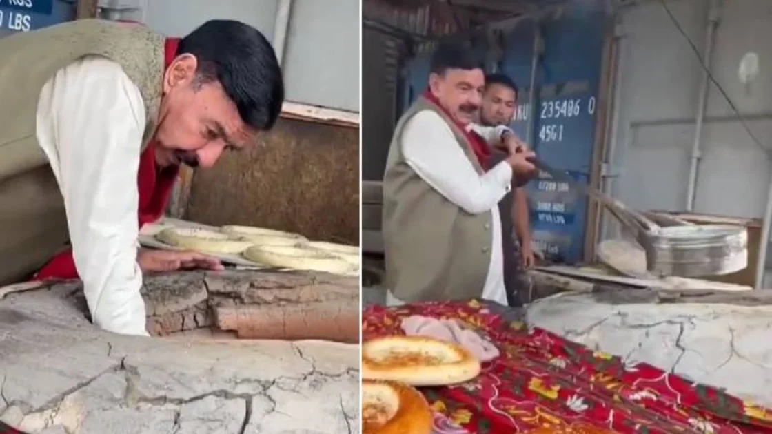 Sheikh rashed ki tandoor mein rotia lagany ki vadio viral