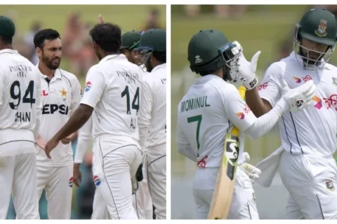 Bangladaish ny Pakistan ko test series mein hara dia